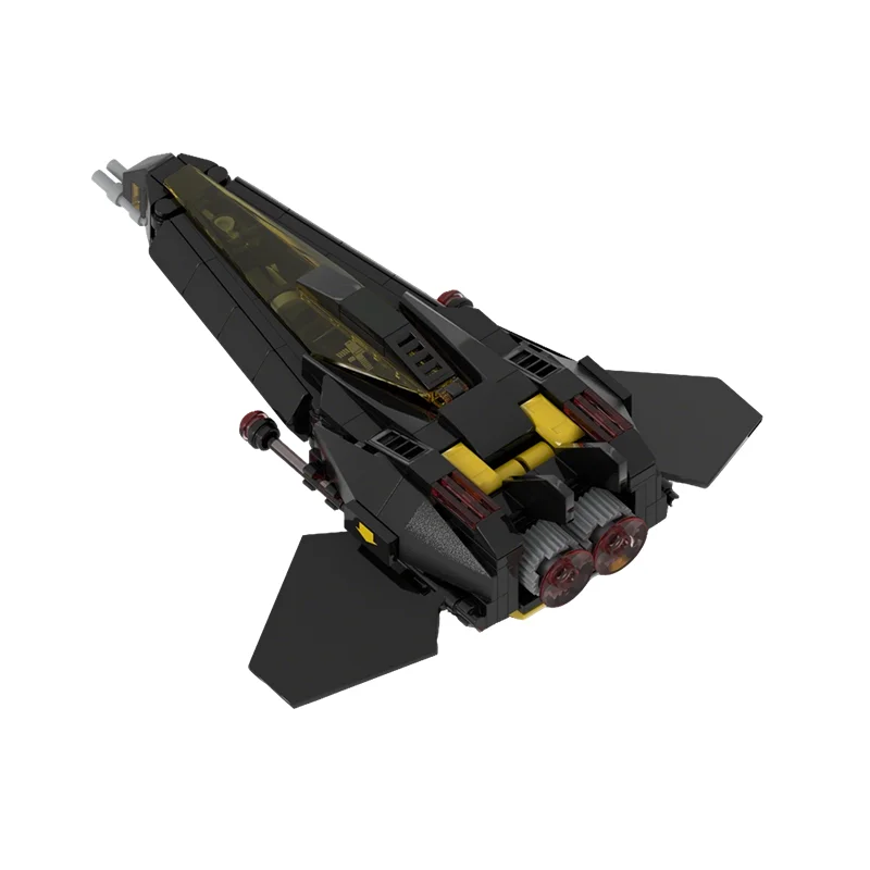 251 деталь MOC Blacktron Shuttle Disruptor Space I: Конструктор, модель космического корабля, игрушка для сборки, рождественский подарок, творческая идея для самостоятельной сборки
251 деталь MOC Blacktron Shuttle Disruptor Space I: Конструктор, модель космического корабля, игрушка для сборки, рождественский подарок, творческая идея для самостоятельной сборки