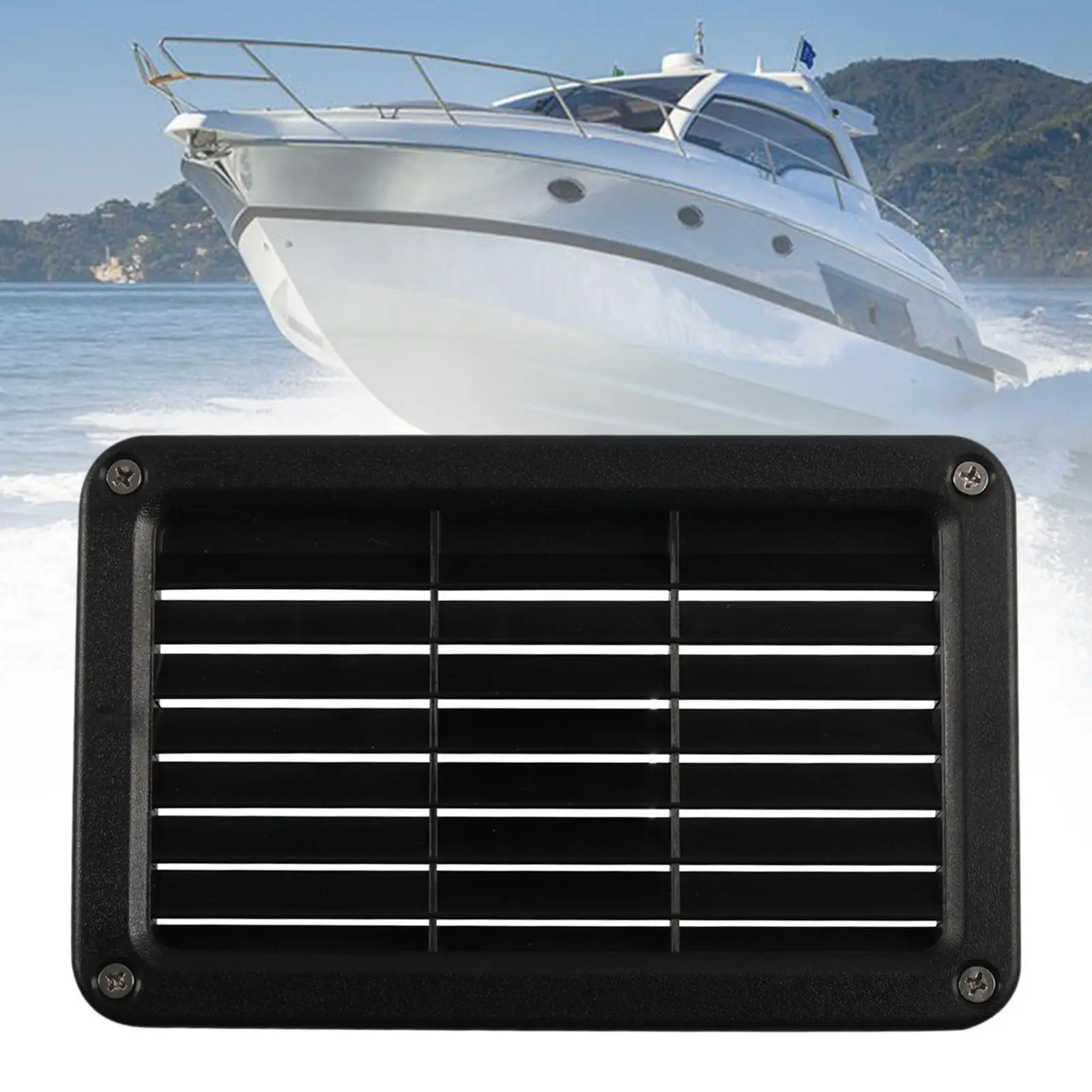 RV Air Vent Panel Rectangular with Screws for Yacht Traveling Camping
RV Air Vent Panel Rectangular with Screws for Yacht Traveling Camping