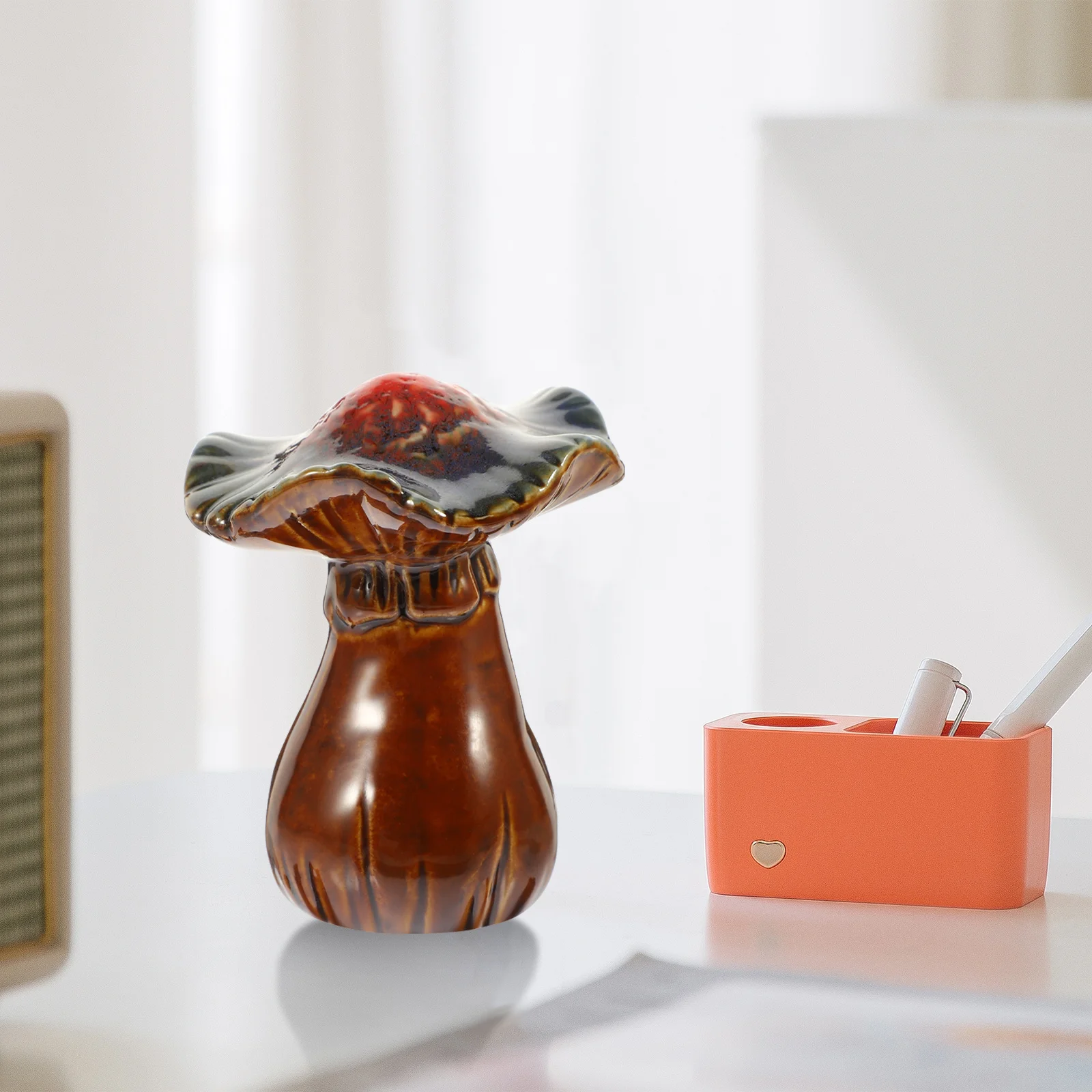 Ceramic Mushroom Statue Small Garden Decoration Desktop Flowerpot Tabletop Ornament Mushroom Figurine Garden Accessories
Ceramic Mushroom Statue Small Garden Decoration Desktop Flowerpot Tabletop Ornament Mushroom Figurine Garden Accessories