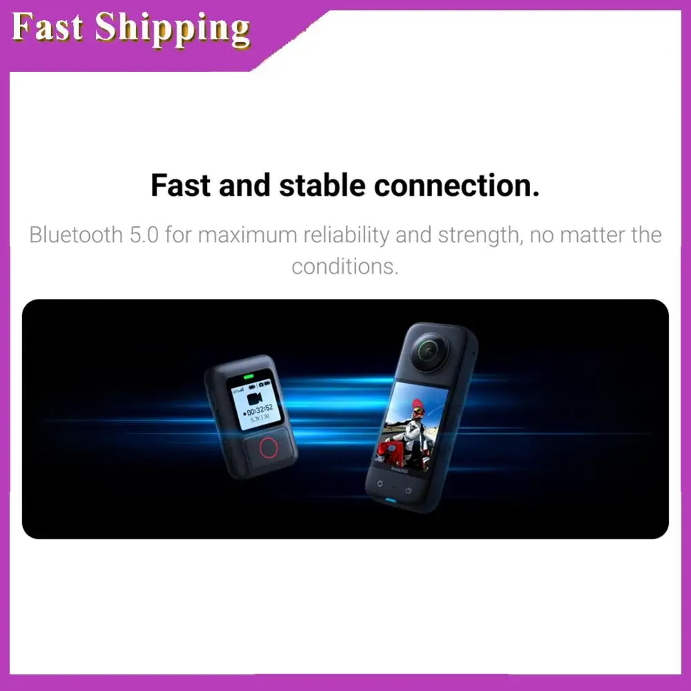 ABRI-For Insta360 X3 ONE X2 ONE RS ONE R GPS Action Camera Remote Controls For Insta360 Bluetooth Remote Accessories
ABRI-For Insta360 X3 ONE X2 ONE RS ONE R GPS Action Camera Remote Controls For Insta360 Bluetooth Remote Accessories