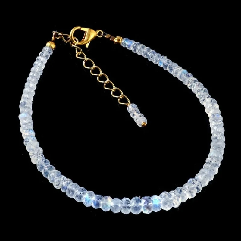 AAA+ Fire Moonstone Faceted Rondelle Gemstone Beads Bracelets 6-8'' Men & Women
AAA+ Fire Moonstone Faceted Rondelle Gemstone Beads Bracelets 6-8'' Men & Women