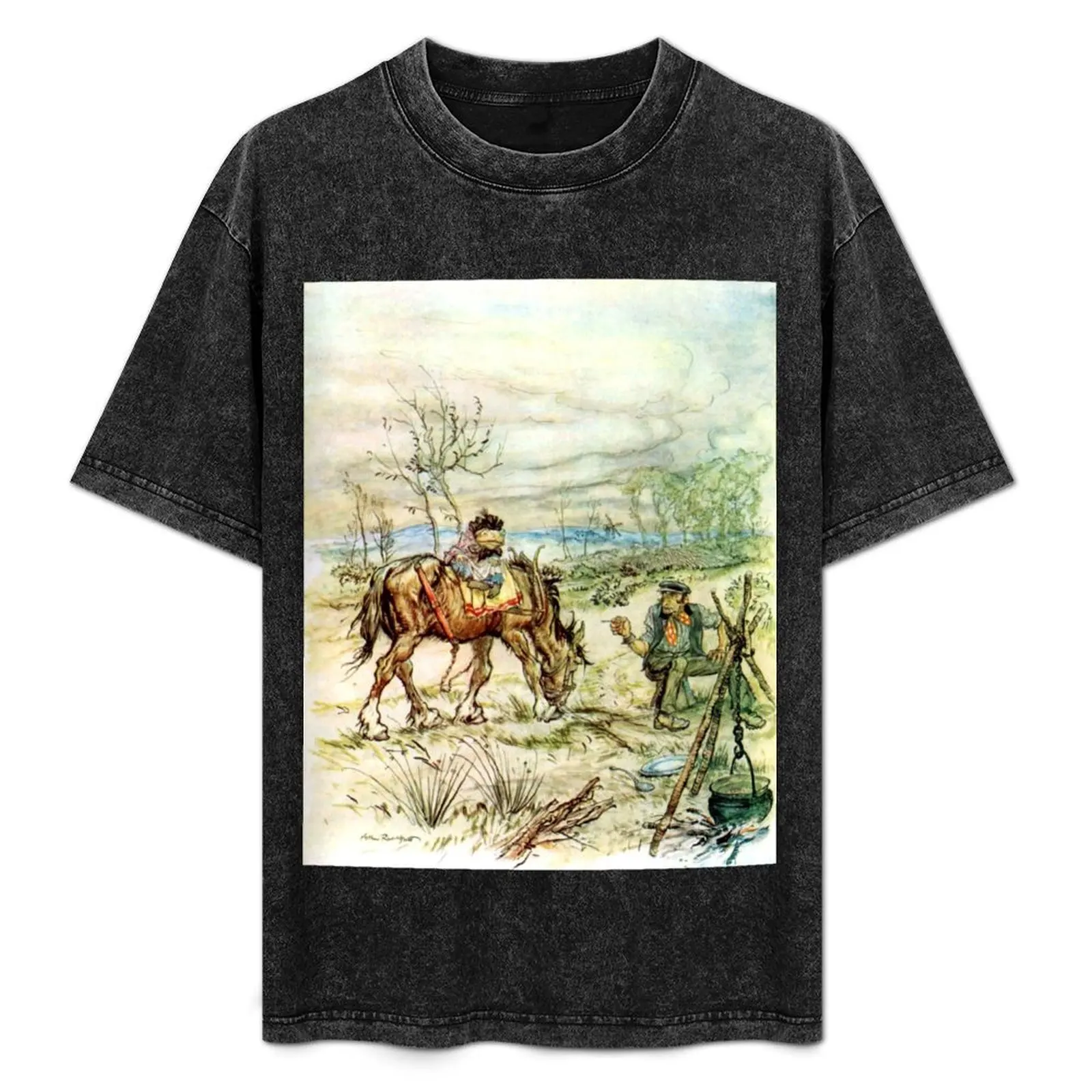 Mr. Toad and the Gypsy - The Wind in the Willows - Arthur Rackham T-Shirt Fashion Simple Casual Tee Shirt
Mr. Toad and the Gypsy - The Wind in the Willows - Arthur Rackham T-Shirt Fashion Simple Casual Tee Shirt