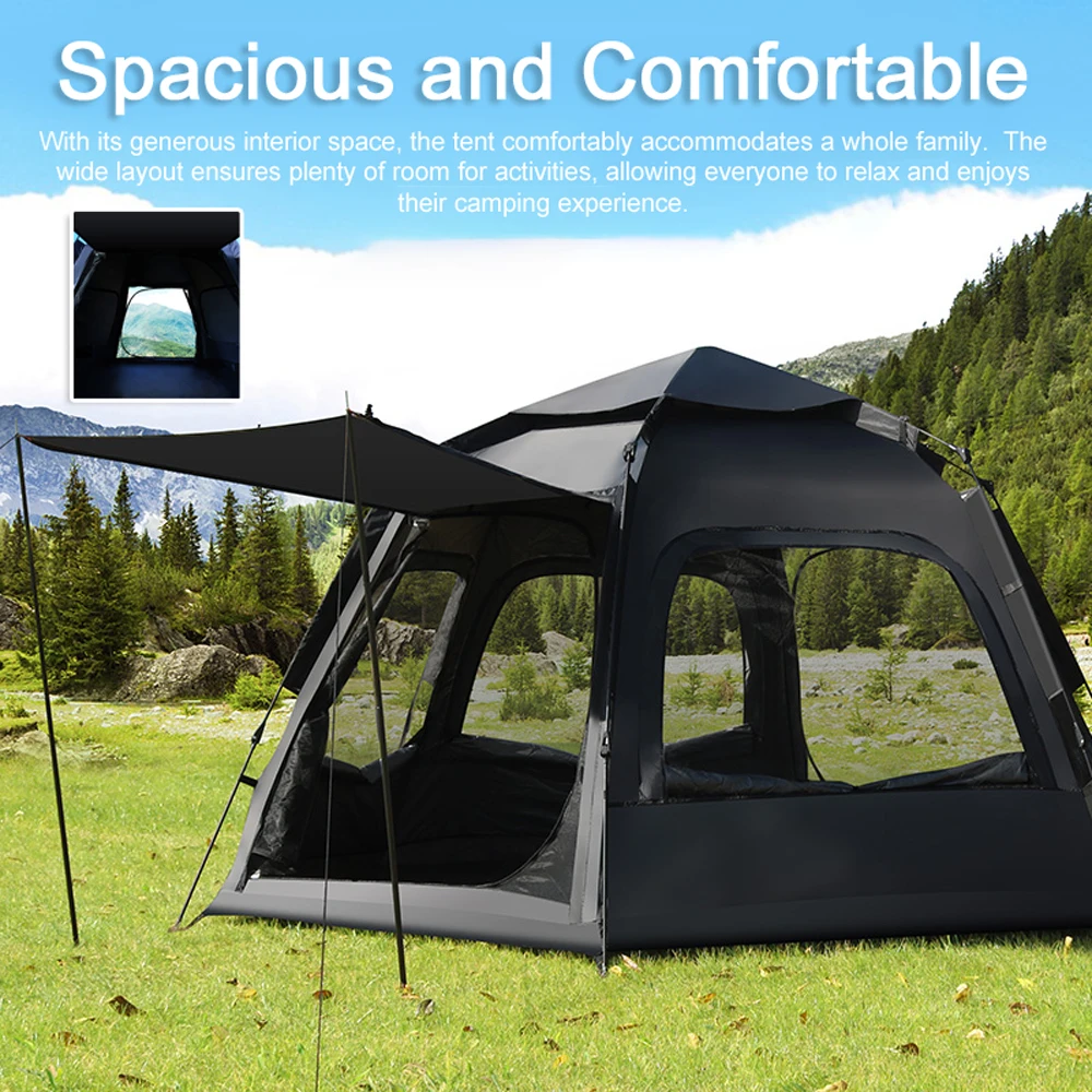 Automatic Camping Tent Portable Quick Open Tent Rainproof & Sun Protecting for Outdoors Travel Camping Picnic Hiking
Automatic Camping Tent Portable Quick Open Tent Rainproof & Sun Protecting for Outdoors Travel Camping Picnic Hiking