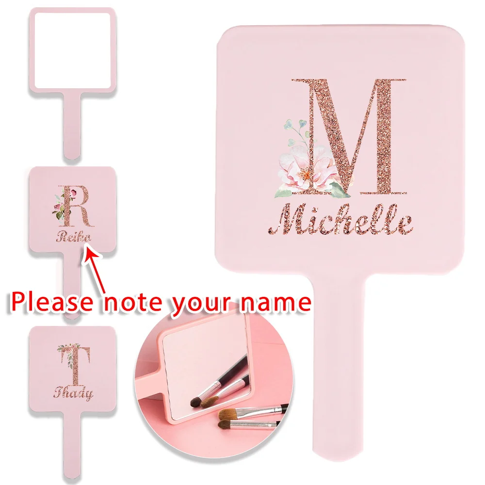 Customized Name Handheld Makeup Mirror Portable Vanity Mirror Engraved Personalized Compact Mirror Beauty Tools for Beauty Use
Customized Name Handheld Makeup Mirror Portable Vanity Mirror Engraved Personalized Compact Mirror Beauty Tools for Beauty Use