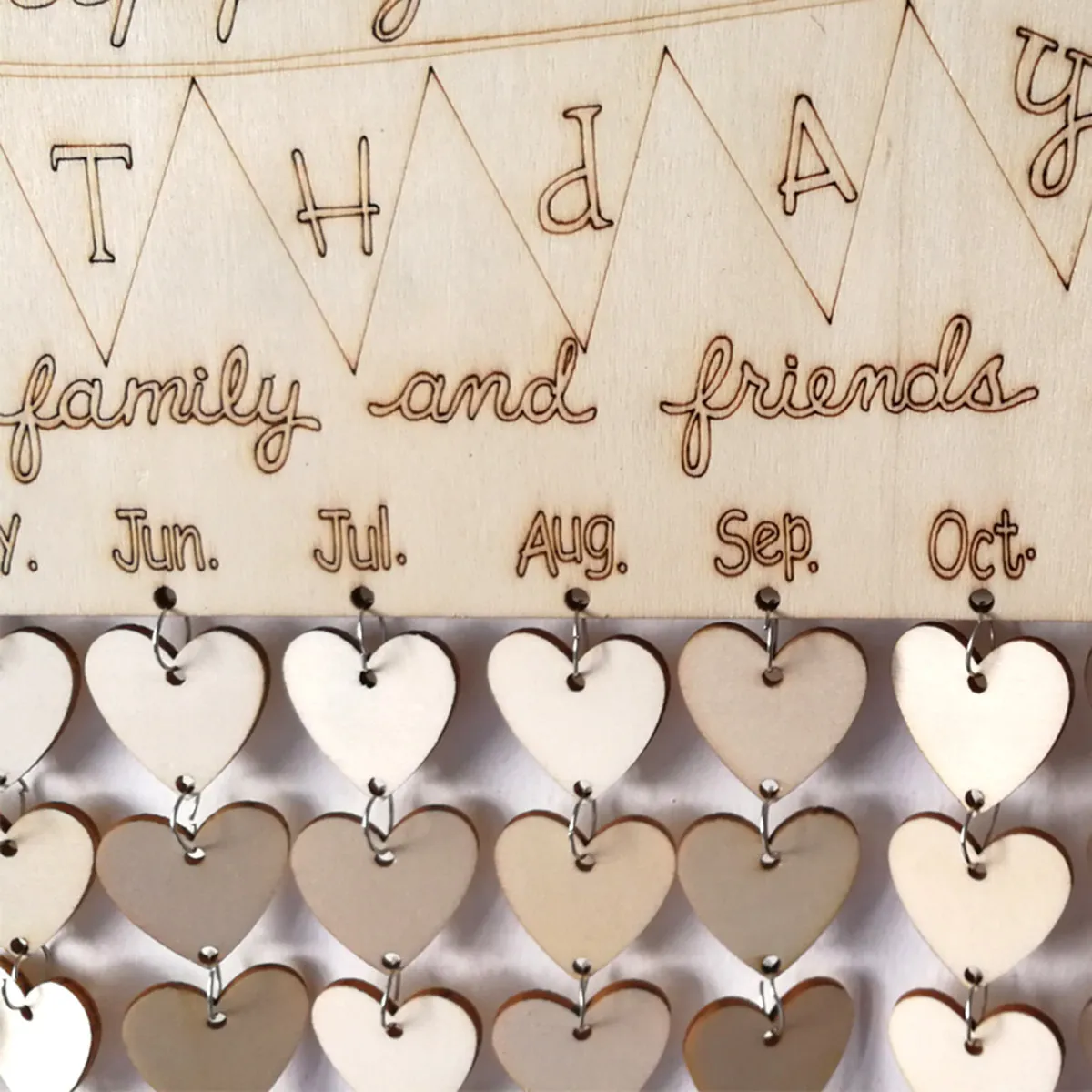 Happy Birthday Wooden Hanging Calendar Plaque Board 1 Plaque 1 Rope 50 Heart Wood Discs DIY Family Birthday Reminder Home
Happy Birthday Wooden Hanging Calendar Plaque Board 1 Plaque 1 Rope 50 Heart Wood Discs DIY Family Birthday Reminder Home