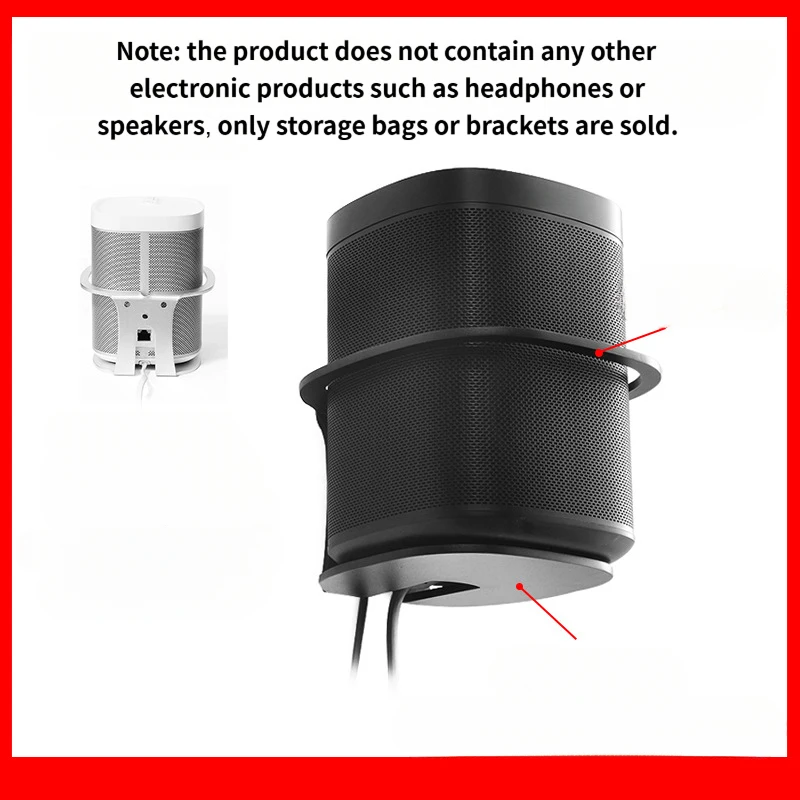 Sturdy Rustproof Space Saving Anti-Shake Durable Practical Metal Wall Bracket for SONOS One SL PLAY:1 Speakers Holder
Sturdy Rustproof Space Saving Anti-Shake Durable Practical Metal Wall Bracket for SONOS One SL PLAY:1 Speakers Holder