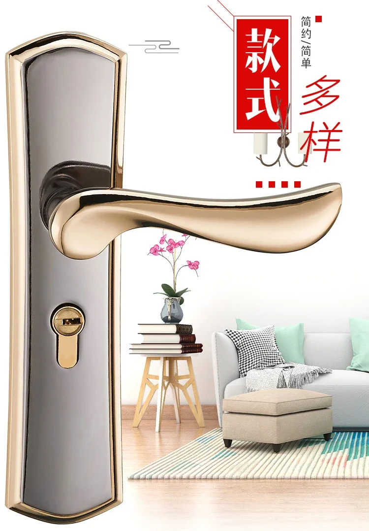 Best European Indoor Door Lock Solid Bedroom Door Lock Household Hardware Mechanical Lock Universal Door Handle Fit 35-50mm
Best European Indoor Door Lock Solid Bedroom Door Lock Household Hardware Mechanical Lock Universal Door Handle Fit 35-50mm