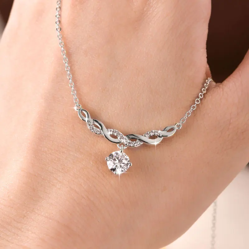 Ожерелье Anziw 1ct Moissanite в стиле Infinite с сертификатом, из золота 14 карат, для женщин, цепочка, изысканные ювелирные изделия, женский свадебный подарок
Ожерелье Anziw 1ct Moissanite в стиле Infinite с сертификатом, из золота 14 карат, для женщин, цепочка, изысканные ювелирные изделия, женский свадебный подарок