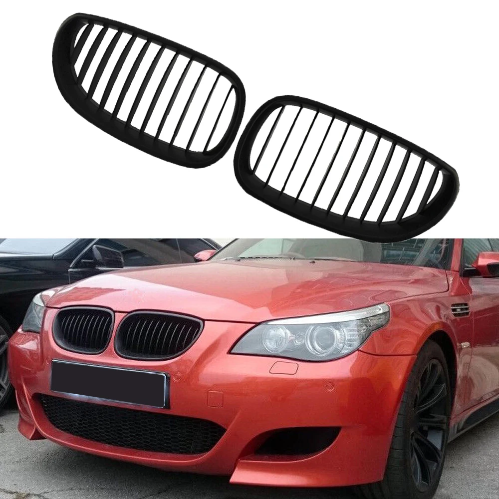 2Pcs Front Centre Grilles Fit For 2003-2009 BMW E60 E61 51712155446+51712155447 
2Pcs Front Centre Grilles Fit For 2003-2009 BMW E60 E61 51712155446+51712155447