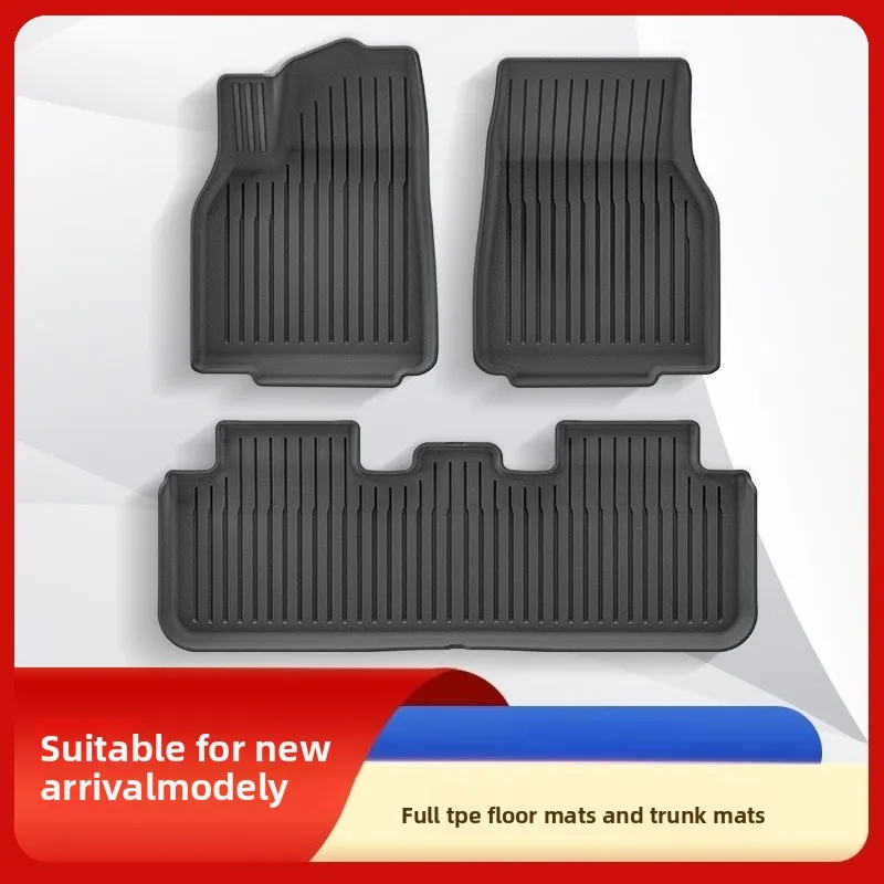 TPE Car Floor Mats for 2025 Tesla MODELY/Y standard Front and Rear Set, Easy-to-Clean and Dust-Resistant
TPE Car Floor Mats for 2025 Tesla MODELY/Y standard Front and Rear Set, Easy-to-Clean and Dust-Resistant