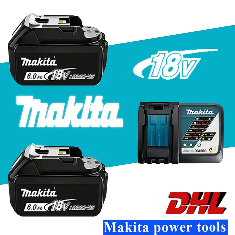100% Genuine Makita 6Ah Makita 18V Battery BL1860B BL1840 BL1830B BL1850B BL1850 BL1860 BL1815Replacement LithiumBattery
100% Genuine Makita 6Ah Makita 18V Battery BL1860B BL1840 BL1830B BL1850B BL1850 BL1860 BL1815Replacement LithiumBattery