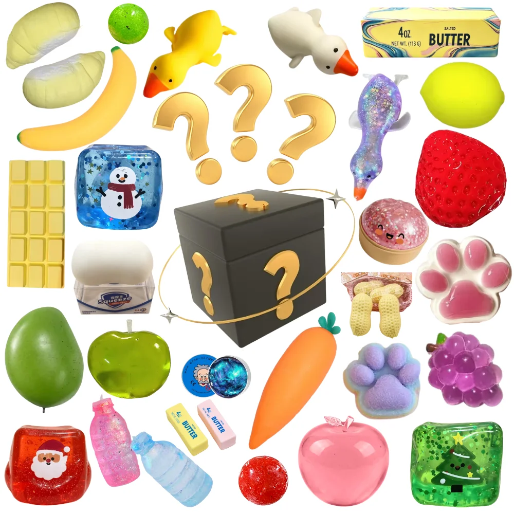 Squishy Mystery Box Multi Slow-Rising Random Includes Cheese Squeeze Toys Steamed Buns And Butter Peanut Decompress Surprise Toy
Squishy Mystery Box Multi Slow-Rising Random Includes Cheese Squeeze Toys Steamed Buns And Butter Peanut Decompress Surprise Toy