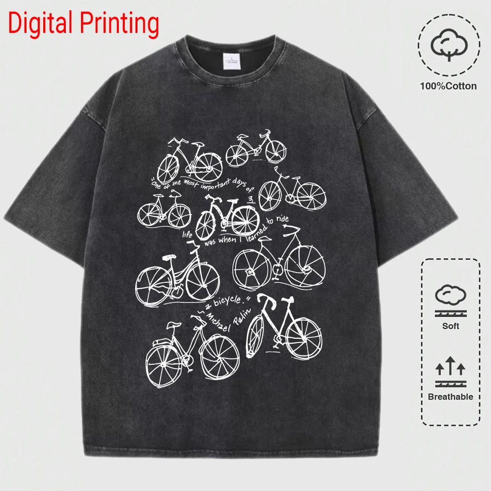 Linear Bicycle Digital Print Washed T Shirt Women Summer All-Match Tops Hip Hop Loose T-Shirts O-Neck Cotton Woman Streetwear
Linear Bicycle Digital Print Washed T Shirt Women Summer All-Match Tops Hip Hop Loose T-Shirts O-Neck Cotton Woman Streetwear