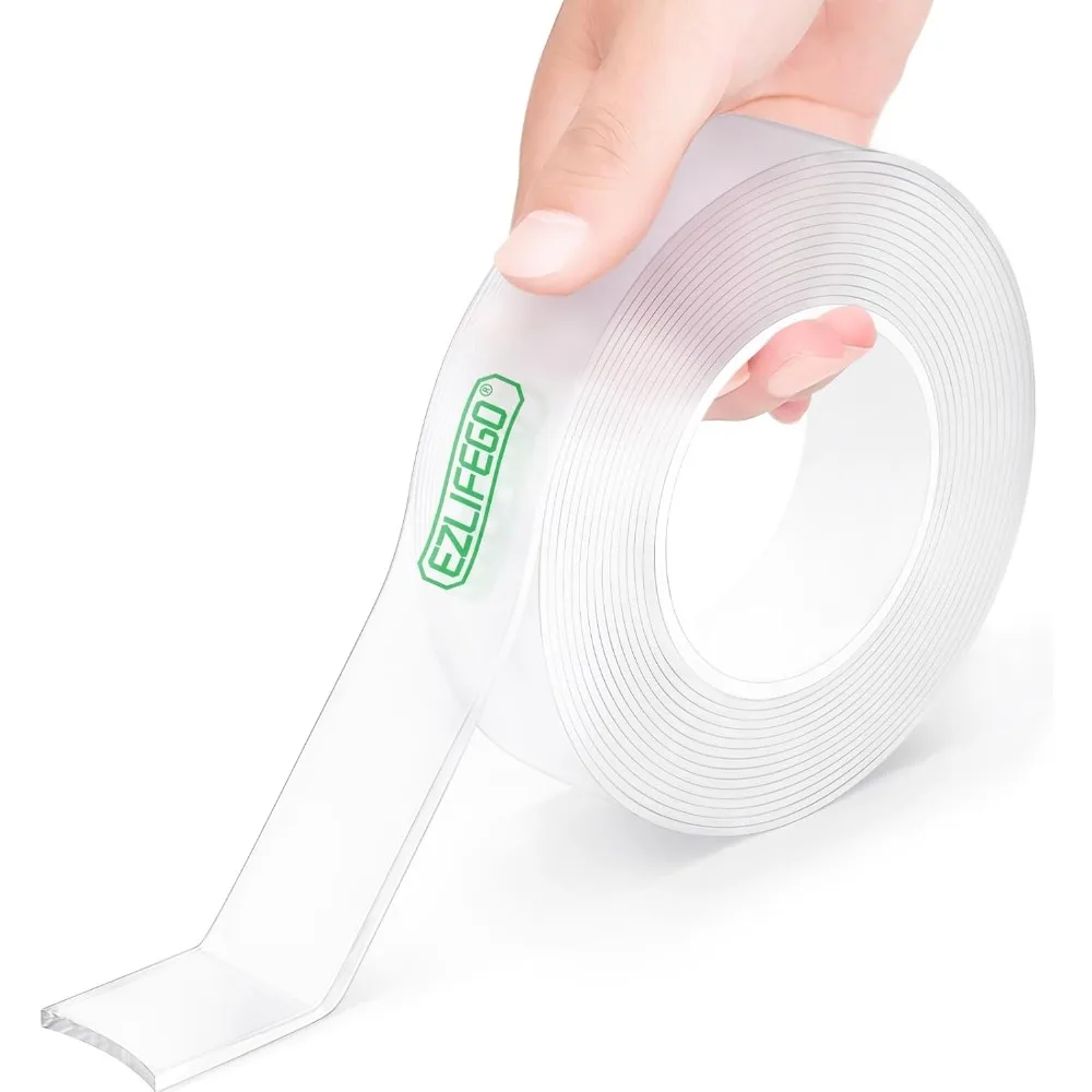 EZlifego Heavy Duty Nano Double Sided Tape – 9.85ft Clear Mounting Strips for Hanging/Pictures/Home Use
EZlifego Heavy Duty Nano Double Sided Tape – 9.85ft Clear Mounting Strips for Hanging/Pictures/Home Use