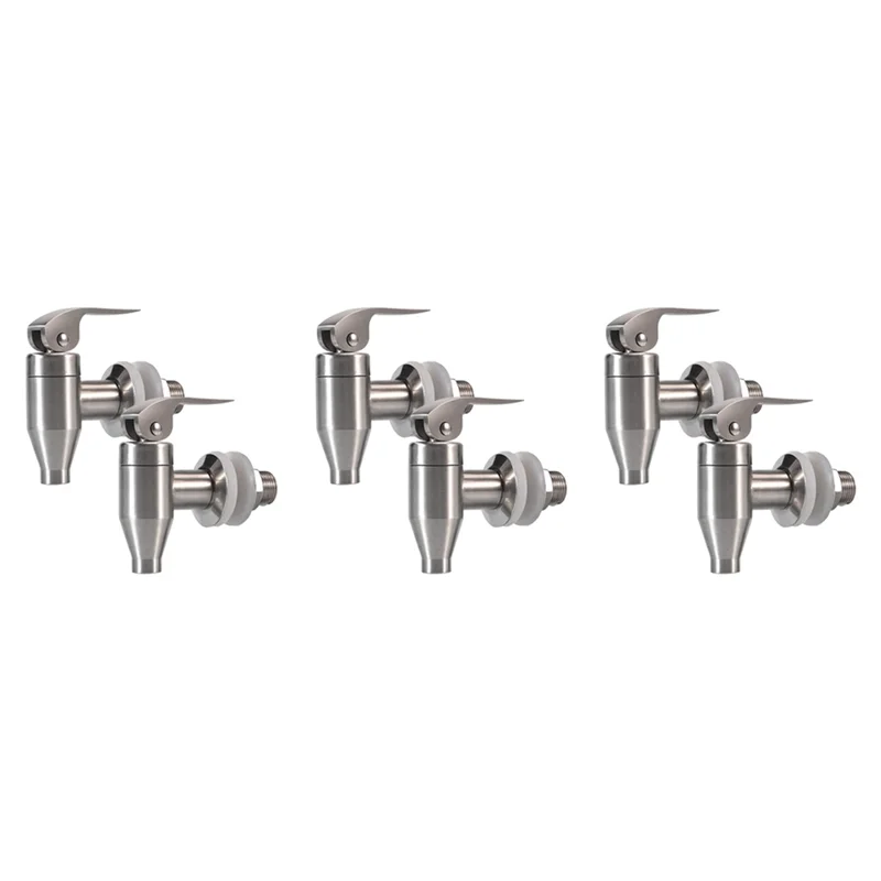 ABAH-Stainless Steel Beverage Water Drink Dispenser Durable Replacement Push Style Spigot Faucet,6 Pack
ABAH-Stainless Steel Beverage Water Drink Dispenser Durable Replacement Push Style Spigot Faucet,6 Pack