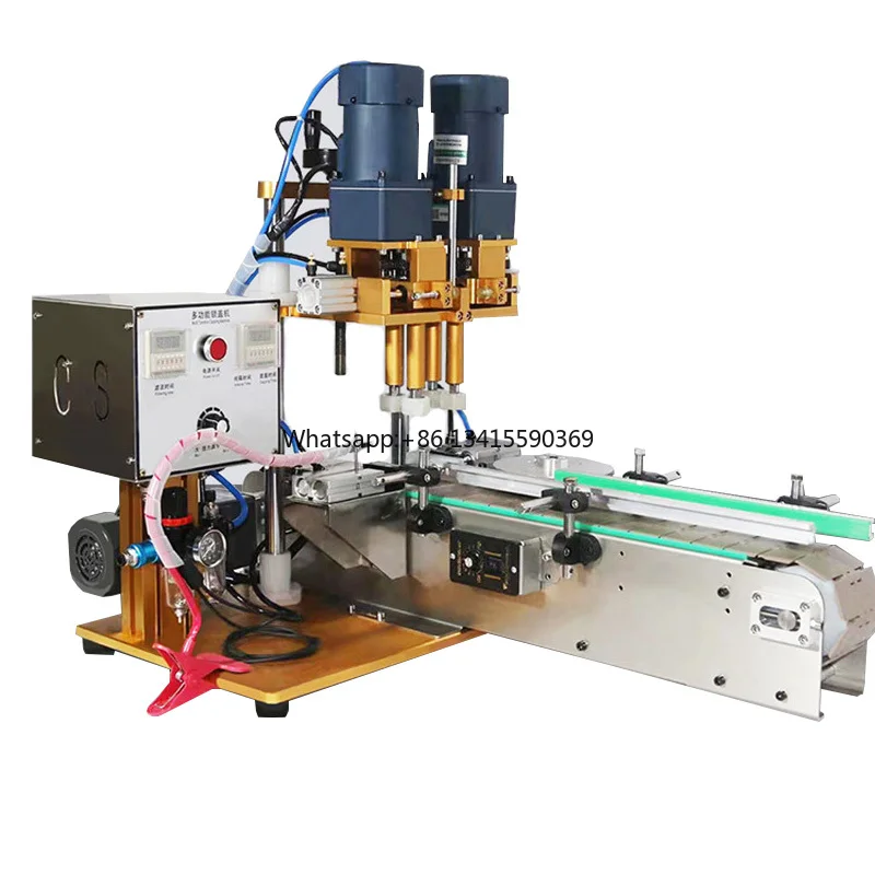 Semi Automatic Piston Single Head Bottle Capper Vial Small PET Bottle Screw Capping Machine
Semi Automatic Piston Single Head Bottle Capper Vial Small PET Bottle Screw Capping Machine