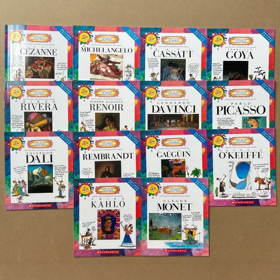VENEZIA Great Artists 14 Volume, English Biography Student Extracurricular Readings Full Color Comics
VENEZIA Great Artists 14 Volume, English Biography Student Extracurricular Readings Full Color Comics