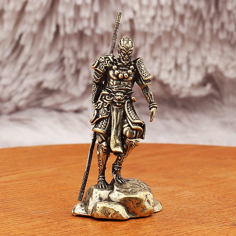 New Black Mythology Wukong Golden Hoop Ornament Office Living Room Desktop Simulation Great Sage Model Brass Craft
New Black Mythology Wukong Golden Hoop Ornament Office Living Room Desktop Simulation Great Sage Model Brass Craft