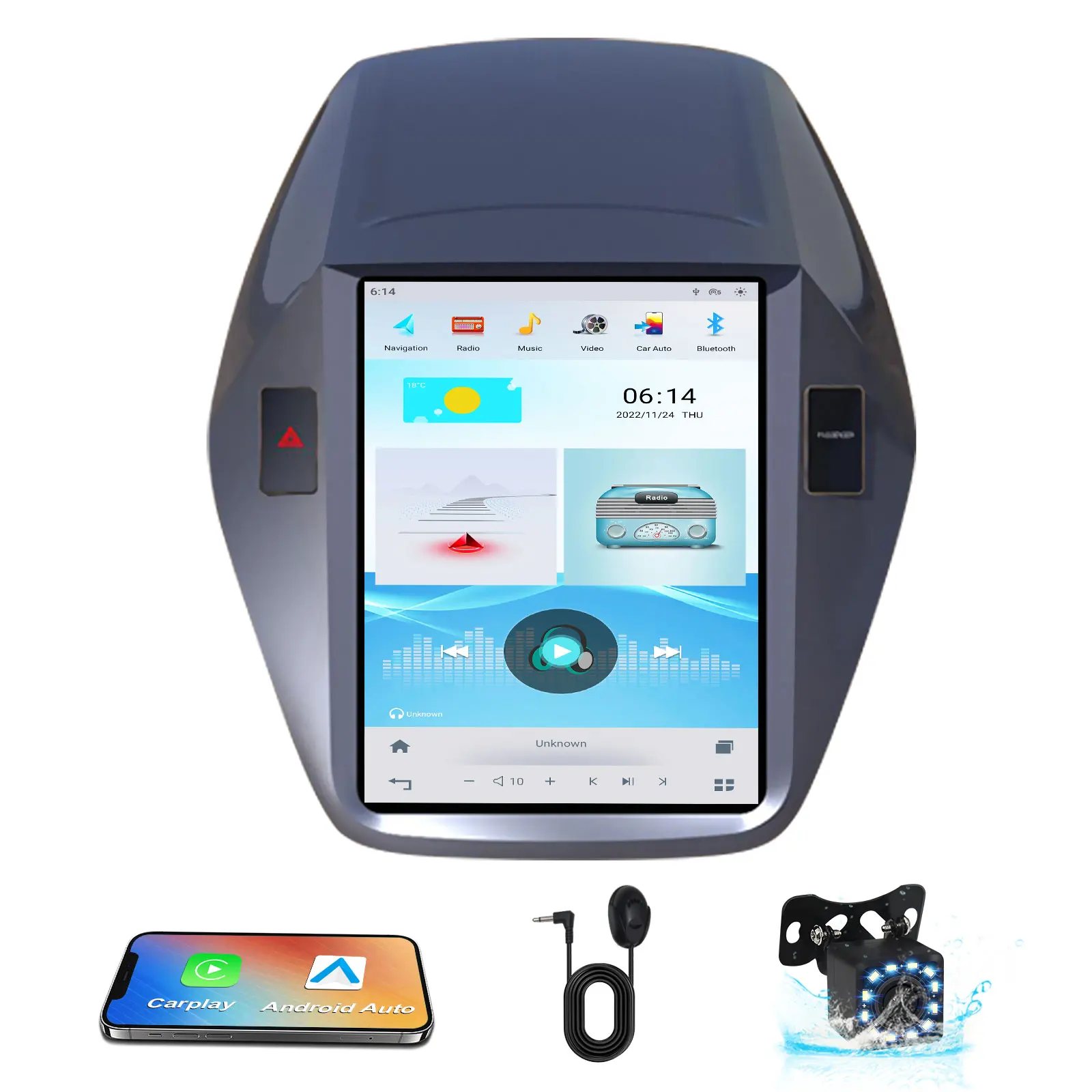 CUSP For HYUNDAI TUCSON IX35/TUCSON IX 2009- Android 11.0 System Tesla Screen Car GPS Navigation Multimedia Radio Player Carplay
CUSP For HYUNDAI TUCSON IX35/TUCSON IX 2009- Android 11.0 System Tesla Screen Car GPS Navigation Multimedia Radio Player Carplay