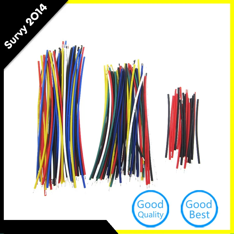 24AWG Breadboard Jumper Cable Tin-Plated Wires Kit Set Double Tinned Component Pack Colorful 13 Types 10 Pcs Each
24AWG Breadboard Jumper Cable Tin-Plated Wires Kit Set Double Tinned Component Pack Colorful 13 Types 10 Pcs Each