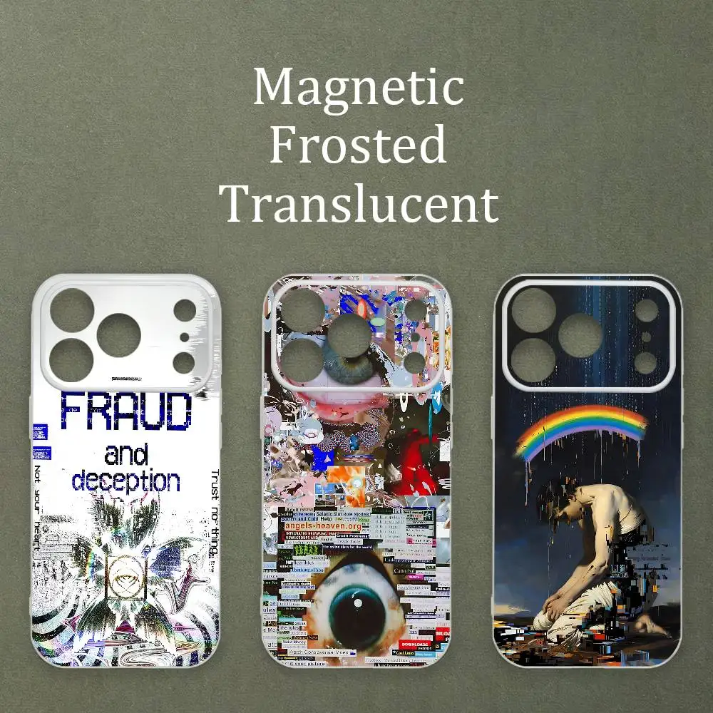 Glitch Art Cyberpunk Vibe Printed Case For MagSafe Matte Frosted Semi Clear TPU For iPhone 15 17 16 11 12 14 13 Pro Max
Glitch Art Cyberpunk Vibe Printed Case For MagSafe Matte Frosted Semi Clear TPU For iPhone 15 17 16 11 12 14 13 Pro Max