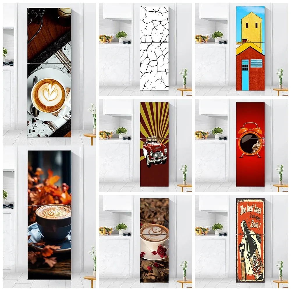 Coffee Latte Art Fridge Door Sticker Waterproof Refrigerator Wallpaper Fragrant Wall Art Decal for Kitchen Renovation Decor
Coffee Latte Art Fridge Door Sticker Waterproof Refrigerator Wallpaper Fragrant Wall Art Decal for Kitchen Renovation Decor