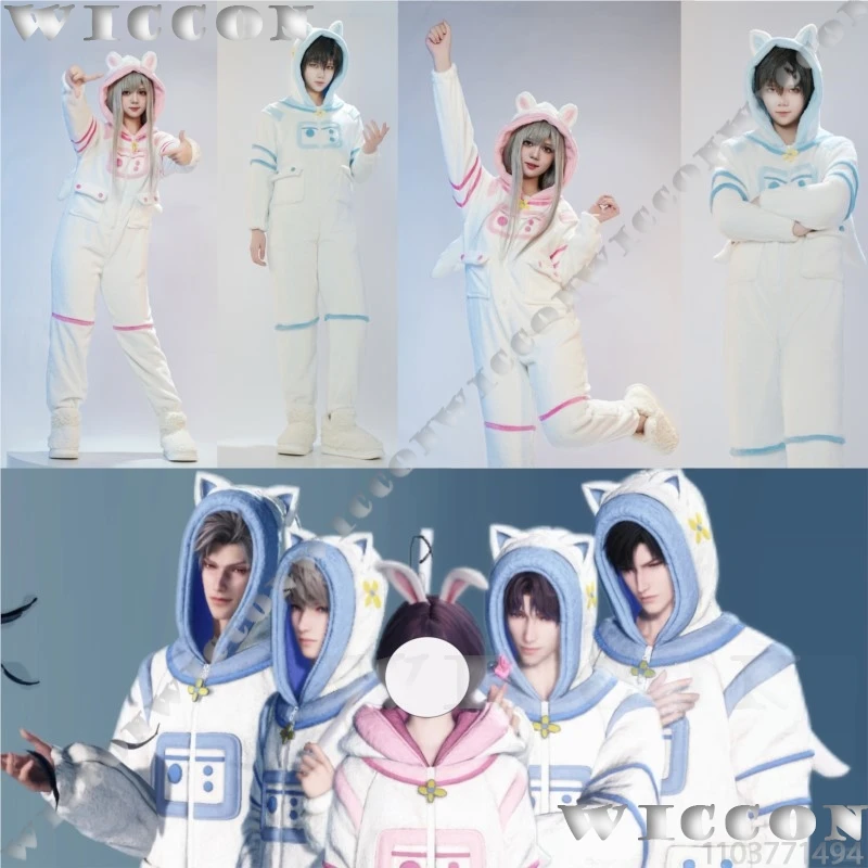 Footed Pajama Game Love And Deepspace Space Dreamer Cosplay Xavier Zayne Rafayel Sylus Caleb Homewear Man Women Suit Customized
Footed Pajama Game Love And Deepspace Space Dreamer Cosplay Xavier Zayne Rafayel Sylus Caleb Homewear Man Women Suit Customized
