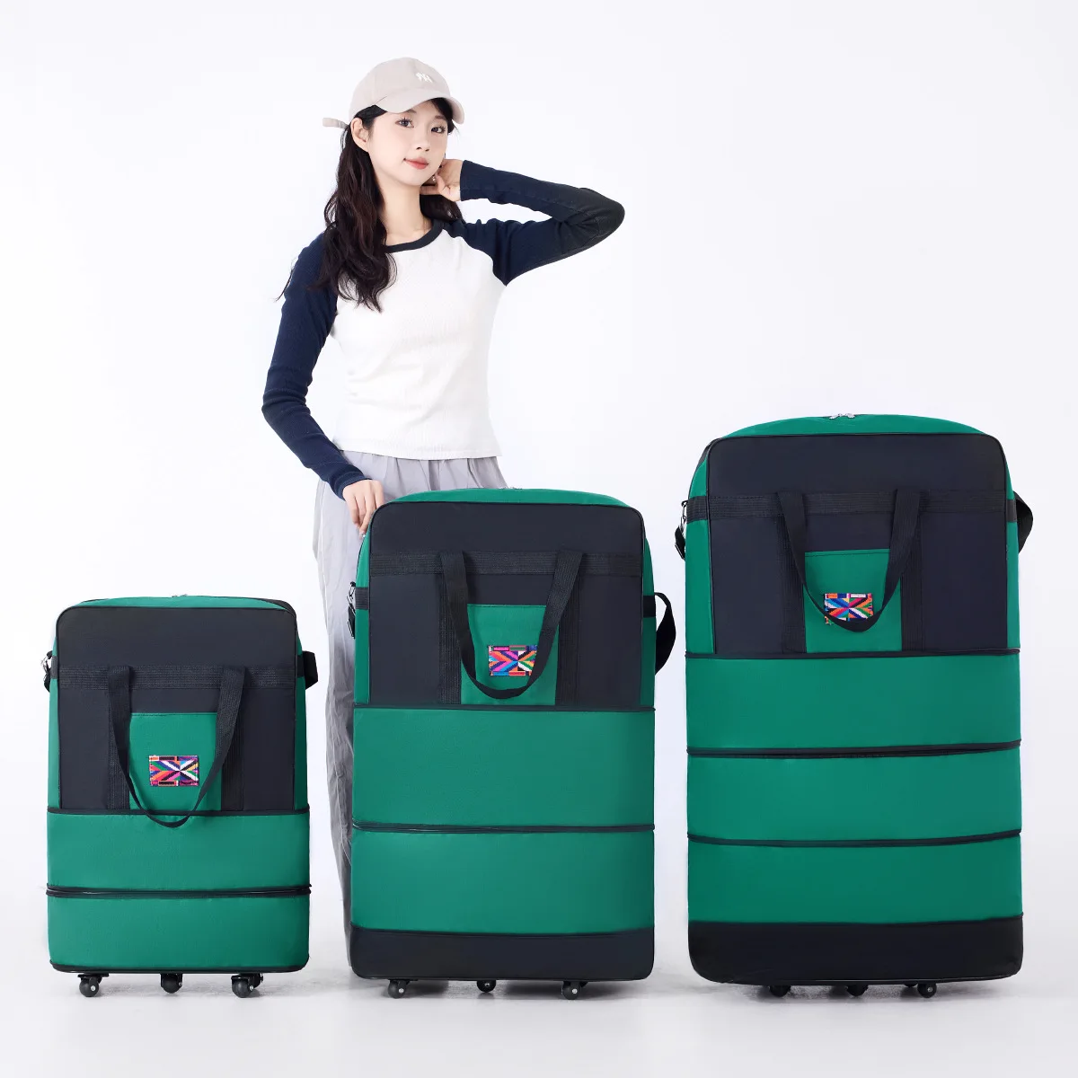 Расширяемая штабелируемая большая коробка для путешествий, большая дорожная чемодан Capaci с колесами, складной ящик для хранения, чемодан
Расширяемая штабелируемая большая коробка для путешествий, большая дорожная чемодан Capaci с колесами, складной ящик для хранения, чемодан