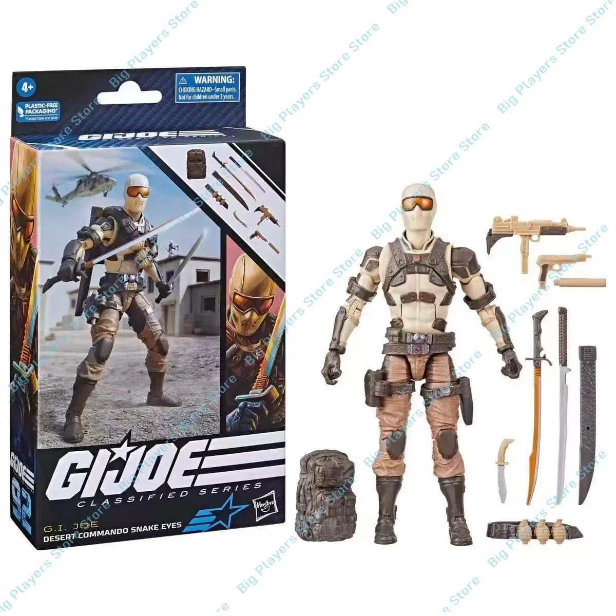Hasbro Special Forces GIJOE Confidential Series 92 Desert Assault Snake Eye 6-inch Action Doll
Hasbro Special Forces GIJOE Confidential Series 92 Desert Assault Snake Eye 6-inch Action Doll