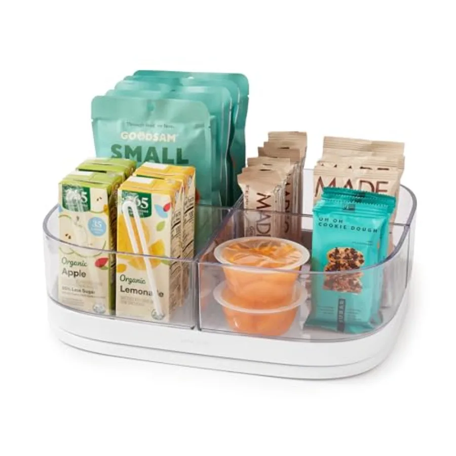 Вращающийся органайзер MagicTrack Rectangle Lazy Susan 4 Clear Storage: 360-градусный вращающийся органайзер для кухни или ванной комнаты ° Нескользящая ручка Spin W
Вращающийся органайзер MagicTrack Rectangle Lazy Susan 4 Clear Storage: 360-градусный вращающийся органайзер для кухни или ванной комнаты ° Нескользящая ручка Spin W