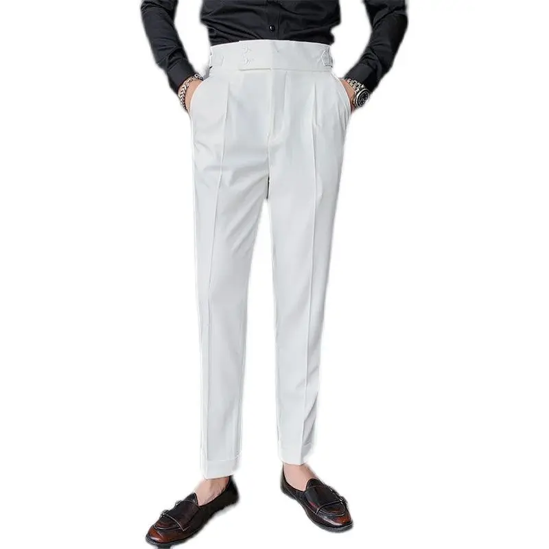 2023 Spring and Autumn Men Boutique Suit Pants Fashion Casual Business Pants Slim Fit Office Trousers Male Dress Pants S23
2023 Spring and Autumn Men Boutique Suit Pants Fashion Casual Business Pants Slim Fit Office Trousers Male Dress Pants S23