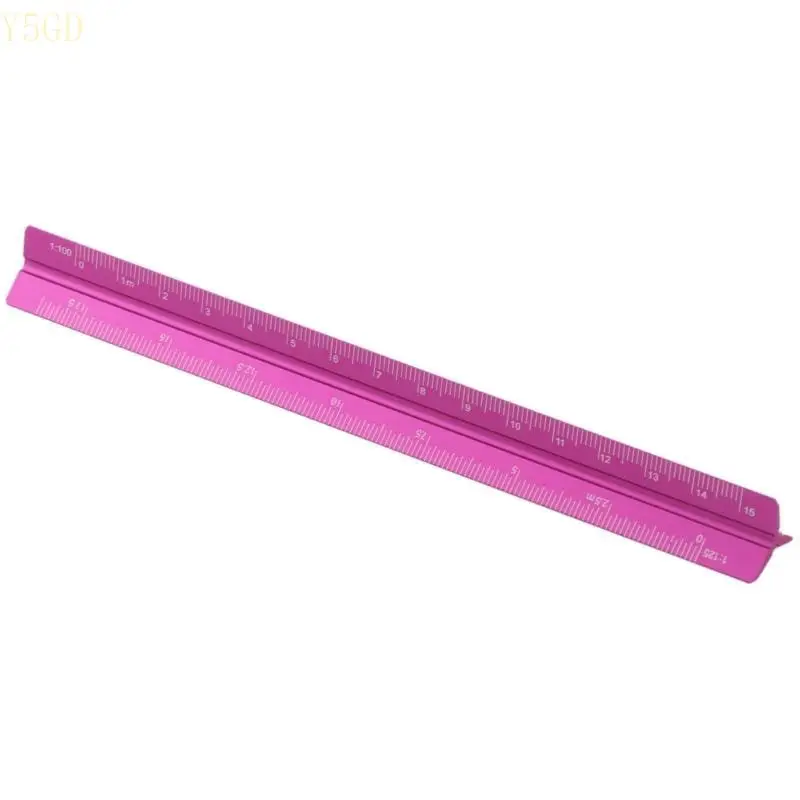Y5GD Architectural Scale Ruler Students Aluminum Triangle Mechanical Drafting Ruler
Y5GD Architectural Scale Ruler Students Aluminum Triangle Mechanical Drafting Ruler