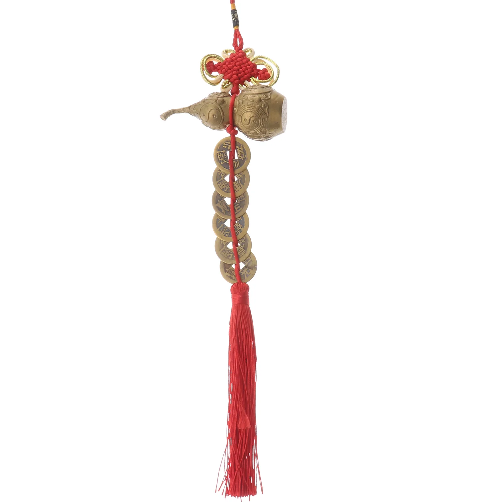 Copper Coin Hanging Ornament Household Desktop Premium Sturdy Craft Exquisite Gourd Pendant For Office Home Decor 
Copper Coin Hanging Ornament Household Desktop Premium Sturdy Craft Exquisite Gourd Pendant For Office Home Decor