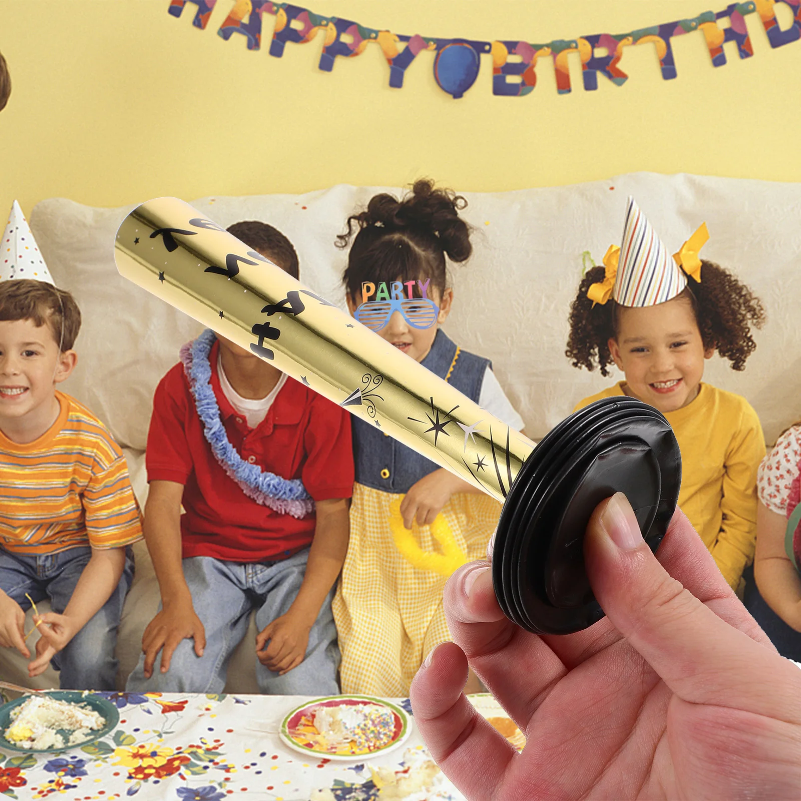 2Pcs Party Noisemaker Hand Push Cheering Horns for Football Soccer Events Birthdays Weddings Camping Trips Compact Cheer Leading
2Pcs Party Noisemaker Hand Push Cheering Horns for Football Soccer Events Birthdays Weddings Camping Trips Compact Cheer Leading