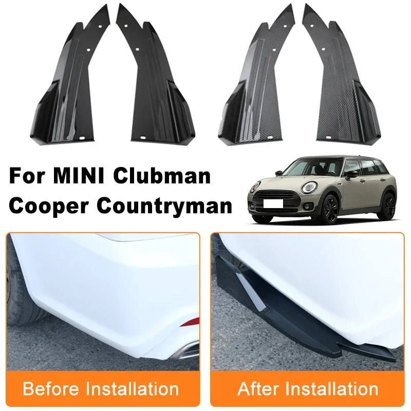 Car Rear Bumper Spoiler Lip Diffuser Side Skirt Splitter Wrap Angle Anti-Crash Protection For MINI Clubman Cooper Countryman
Car Rear Bumper Spoiler Lip Diffuser Side Skirt Splitter Wrap Angle Anti-Crash Protection For MINI Clubman Cooper Countryman