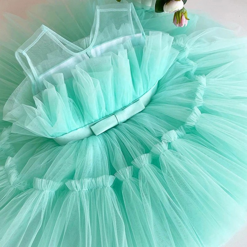 Christmas Party Dress For Girl Green Tulle Sleeveless Elegant Birthday Princess Wedding Evening VestidosFestive Baby Costume
Christmas Party Dress For Girl Green Tulle Sleeveless Elegant Birthday Princess Wedding Evening VestidosFestive Baby Costume