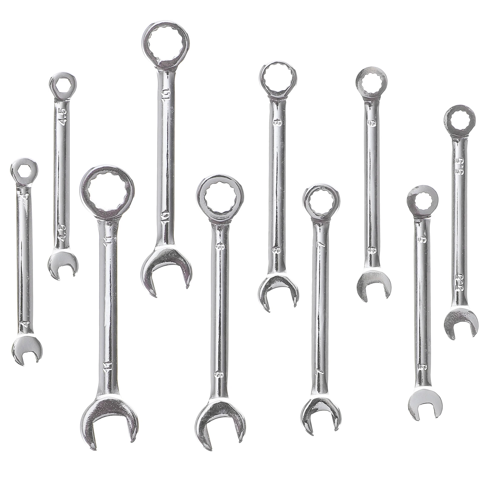 10Pcs Metal Wrench Set Mini Spanners High Durability Maintenance Tools for Tight Spaces 
10Pcs Metal Wrench Set Mini Spanners High Durability Maintenance Tools for Tight Spaces
