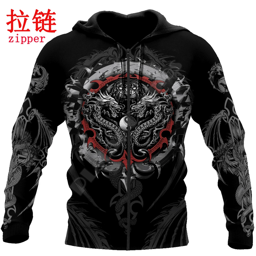 Dragon and Tiger Tattoo 3D Printed Fashion Mens hoodies & Sweatshirt Autumn Unisex zipper Hoodie Casual Sportswear DW858
Dragon and Tiger Tattoo 3D Printed Fashion Mens hoodies & Sweatshirt Autumn Unisex zipper Hoodie Casual Sportswear DW858