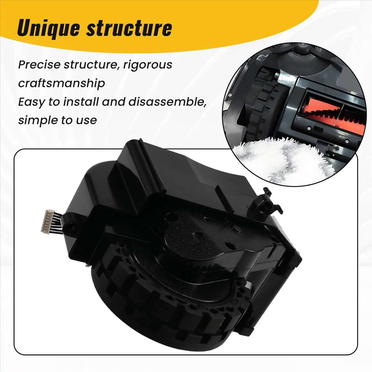 X10A Vacuum Wheel Motor for RoidMi EVA Self-Cleaning Emptying Robot Vacuum SDJ06RM Vacuum Cleaner Drive Wheels Parts R
X10A Vacuum Wheel Motor for RoidMi EVA Self-Cleaning Emptying Robot Vacuum SDJ06RM Vacuum Cleaner Drive Wheels Parts R