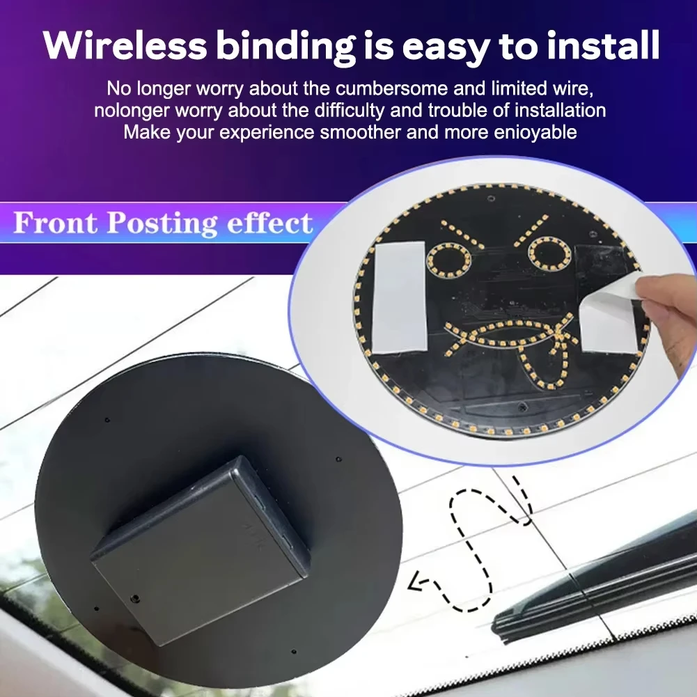 Светодиодный фонарь автомобиля с улыбающимся лицом, фонарь для забавного выражения заднего окна, многофункциональный предупредительный фонарь для жестов, портативный
Светодиодный фонарь автомобиля с улыбающимся лицом, фонарь для забавного выражения заднего окна, многофункциональный предупредительный фонарь для жестов, портативный