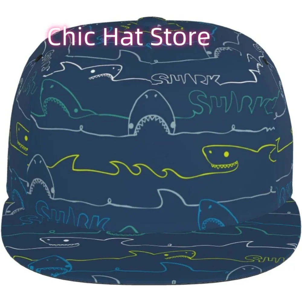 Adjustable Flat Bill Visor Snapback Hat for Men Women,Hip Hop Baseball Cap-Shark (2)
Adjustable Flat Bill Visor Snapback Hat for Men Women,Hip Hop Baseball Cap-Shark (2)