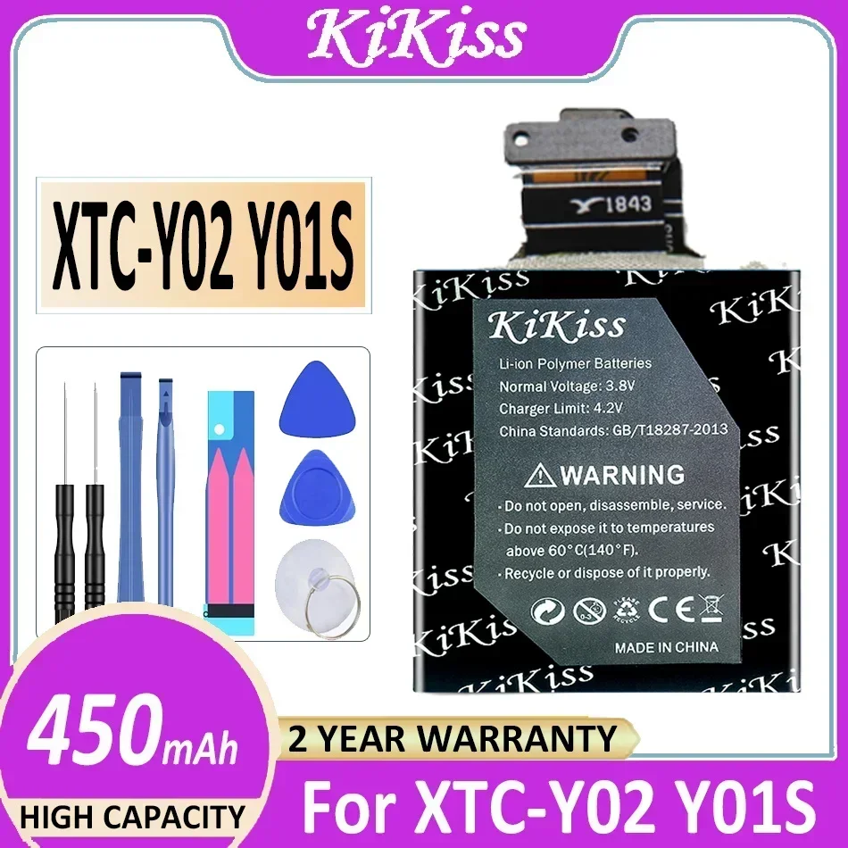 High Performance Smart Wearable Device Battery Long-Lasting Performance 450mAh For Xtc-Y02 Y01S Smart Watch
High Performance Smart Wearable Device Battery Long-Lasting Performance 450mAh For Xtc-Y02 Y01S Smart Watch
