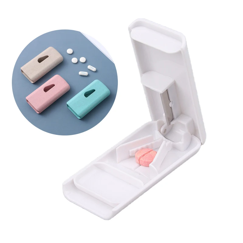 Small Pill Cutter Portable Medicine Box Pill Tablets Container Waterproof Travel Case Pill Splitter Cuts Vitamins Tablet
Small Pill Cutter Portable Medicine Box Pill Tablets Container Waterproof Travel Case Pill Splitter Cuts Vitamins Tablet