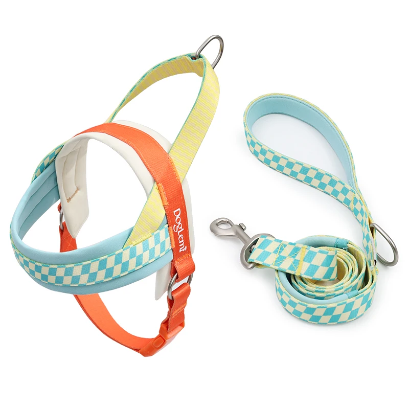 No-Pull Harness & Leash Set Saddle Style Anti-Pull Pet Vest with Control Handle Soft Adjustable Training Harness Walking Leash
No-Pull Harness & Leash Set Saddle Style Anti-Pull Pet Vest with Control Handle Soft Adjustable Training Harness Walking Leash