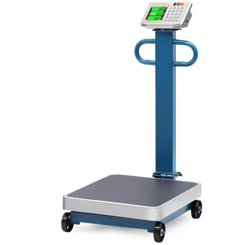 Wheeled table scale 300kg Large electronic scale 500kg Folding and weighing Accurate grain collection
Wheeled table scale 300kg Large electronic scale 500kg Folding and weighing Accurate grain collection