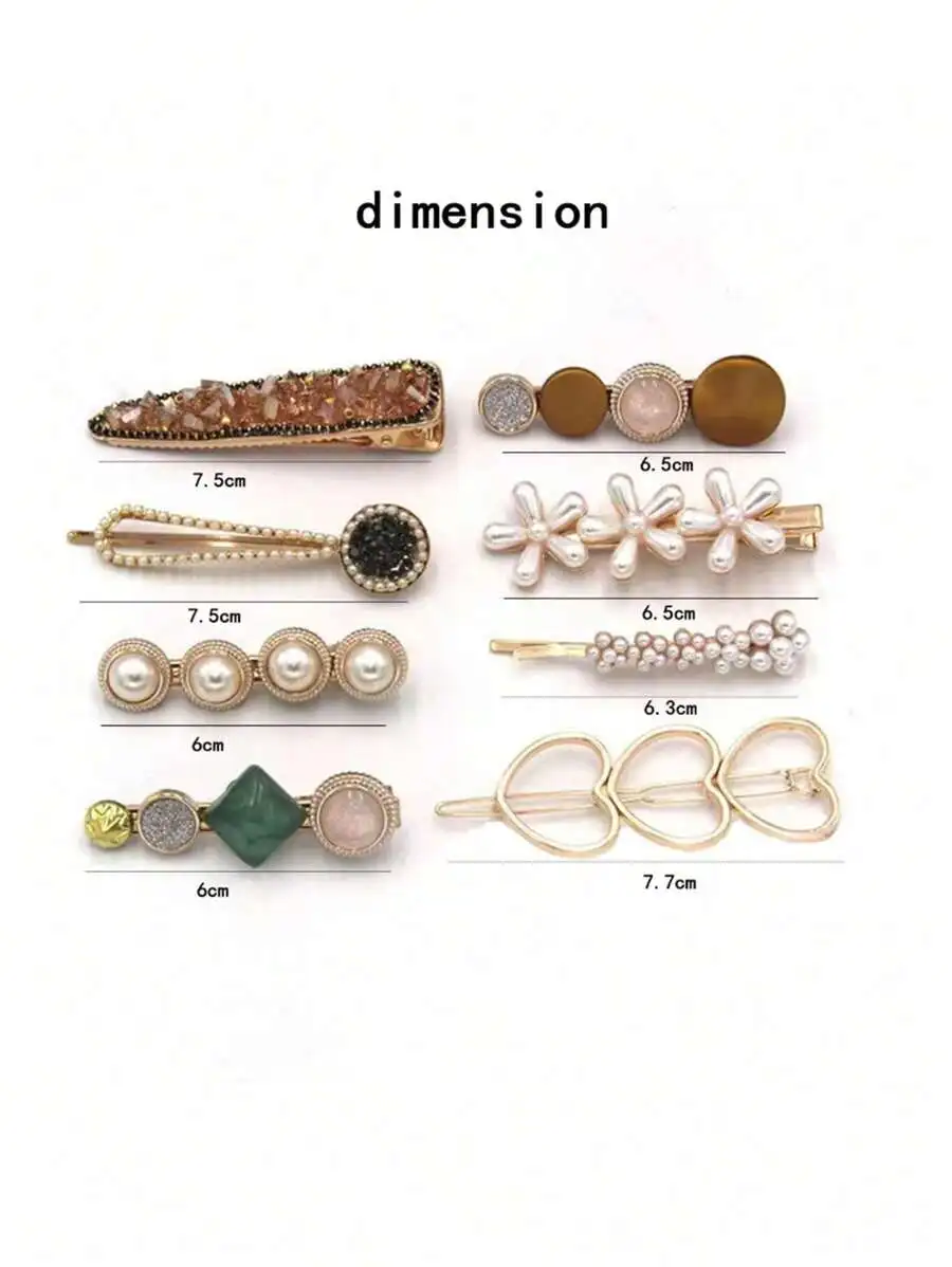 Womens Hair Clip Set Cute Everyday Hair Accessories Barrettes Headwear
Womens Hair Clip Set Cute Everyday Hair Accessories Barrettes Headwear