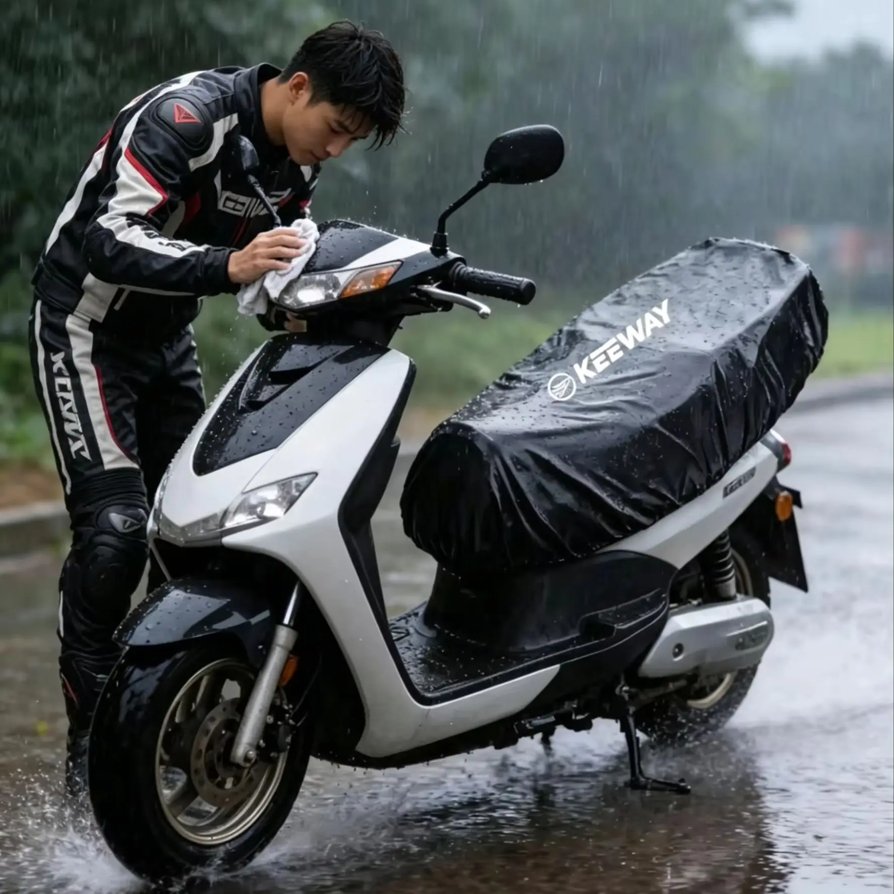 Keeway Hurricane50/Vieste300/RKF/RKV/RKS/K-X Light/Superlight125-200 – Waterproof UV Heat Insulation Seat Cover
Keeway Hurricane50/Vieste300/RKF/RKV/RKS/K-X Light/Superlight125-200 – Waterproof UV Heat Insulation Seat Cover