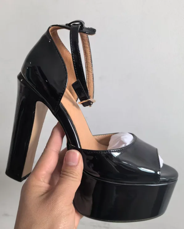 Gold White Size34-43 Sandals Women's Thick Heel Square Head Buckle Waterproof Table Open Toe Hollow Word with High Heel Sandals
Gold White Size34-43 Sandals Women's Thick Heel Square Head Buckle Waterproof Table Open Toe Hollow Word with High Heel Sandals