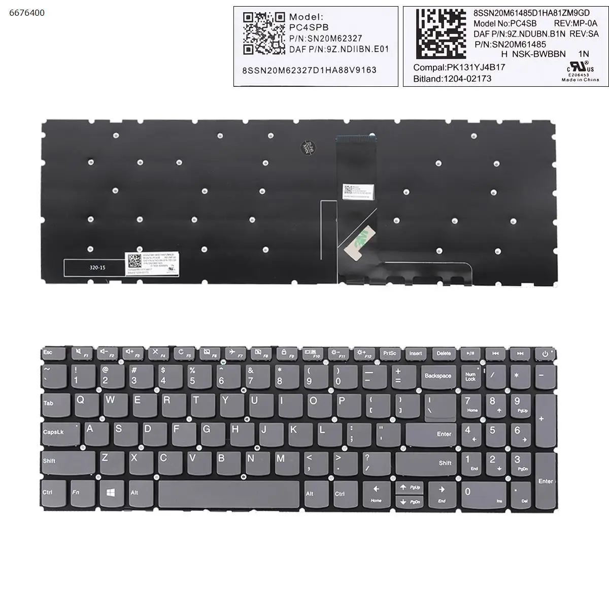 Клавиатура для ноутбука Lenovo IdeaPad 320-15ABR 320-15IAP 320-15AST 320-15IKB 320-15ISK серая
Клавиатура для ноутбука Lenovo IdeaPad 320-15ABR 320-15IAP 320-15AST 320-15IKB 320-15ISK серая