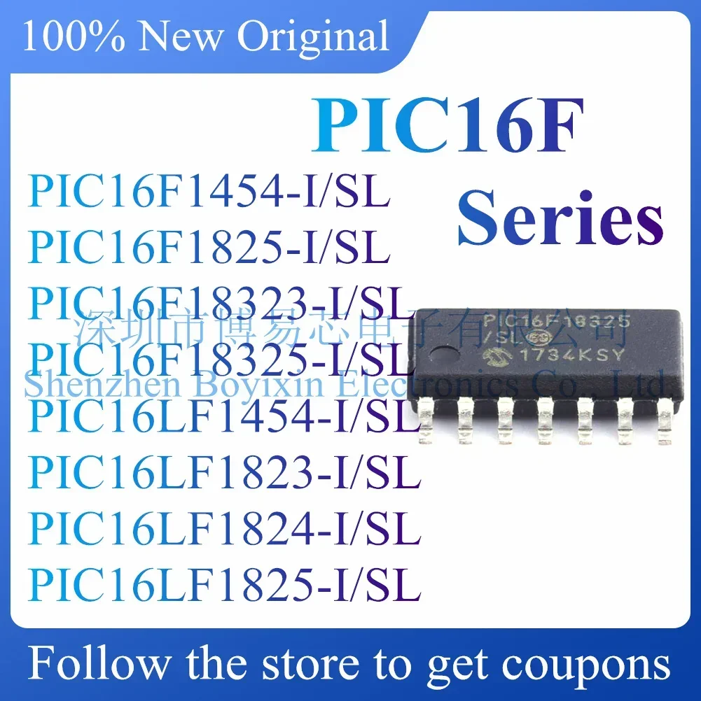 NEW PIC16F1454 PIC16F1825 PIC16F18323 PIC16F18325 PIC16LF1454 PIC16LF1823 PIC16LF1824 PIC16LF1825-I/SL
NEW PIC16F1454 PIC16F1825 PIC16F18323 PIC16F18325 PIC16LF1454 PIC16LF1823 PIC16LF1824 PIC16LF1825-I/SL